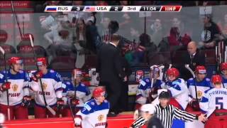 Russia россия vs сша Usa 3-2 IIHF WJC 2014/2015 2015-01-02 PART 5 of 5