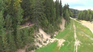 Hole 1 disc golf park Laajavuori at Jyväskylä Finland