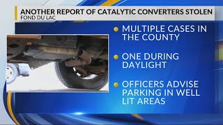 Catalytic converter theft, car break-ins becoming common in Fond du Lac