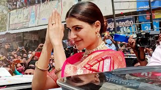 Samantha SUPERB CRAZE At Shopping Mall Opening In Nalgonda | Samantha | Daily Culture