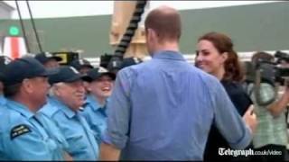 Royal tour: Prince William and Kate Middleton watch a search and rescue demonstration in Canada