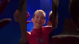 Tobey and Andrew Being Best Friends in Spider Man No Way Home Bloopers #shorts