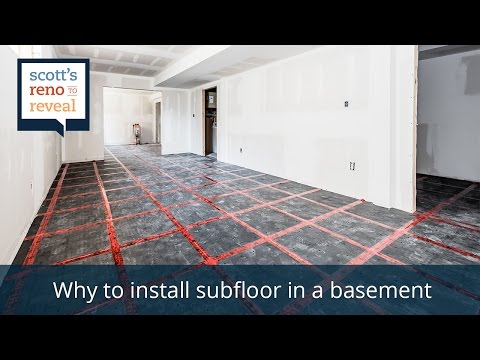 Why to Install Subfloor in a Basement Why to Install Subfloor in a Basement