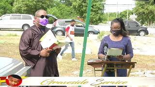 GRAVESIDE SERVICE FOR JONATHAN SAMMY PIERRE 1999 2021