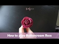 How to pipe buttercream Rose │ Korean Buttercream Flower