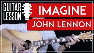 Imagine Guitar Tutorial - John Lennon Guitar Lesson 🎸 |Easy Chords + Guitar Cove