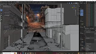 Creating an Abandoned City from Scratch in Blender | 3D Modeling Tutorial