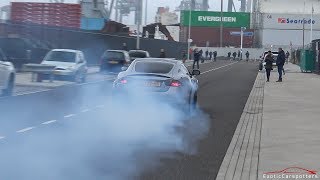 500HP Stage 2 Jaguar XKR with Straight Pipes - LOUD Revs, Accelerations & Burnou