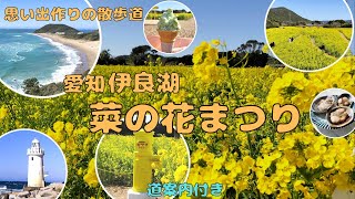 【思い出作りの散歩道】愛知伊良湖 菜の花ガーデン