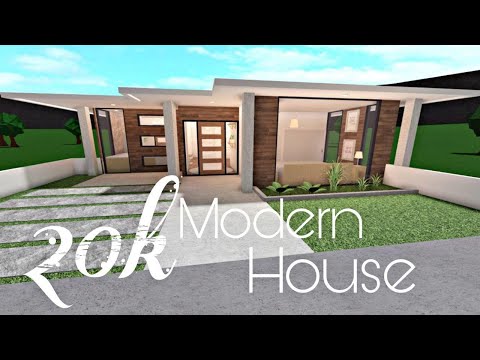 Roblox Bloxburg 20k Modern Home
