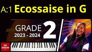 ABRSM Grade 2 Piano 2023 - Écossaise in G, WoO 23, arr. Czerny - Beethoven