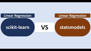 scikit-learn vs Statsmodels in Python | Linear Regression in Python | Data Science in Python