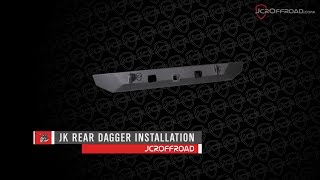 JcrOffroad - JK Wrangler Rear Dagger Installation