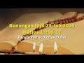 Renungan Injil 23 Juli 2020, Matius 13:10-17