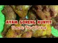 Cara memasak Ayam Goreng berkunyit | Tumeric Fried Chicken #shorts