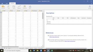 Preparing Jamovi dataset for analysis