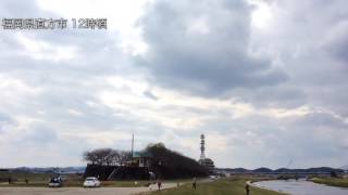 ウェザーリポート動画0326@福岡県直方市 12時頃「雨が降り出す前にお散歩です」