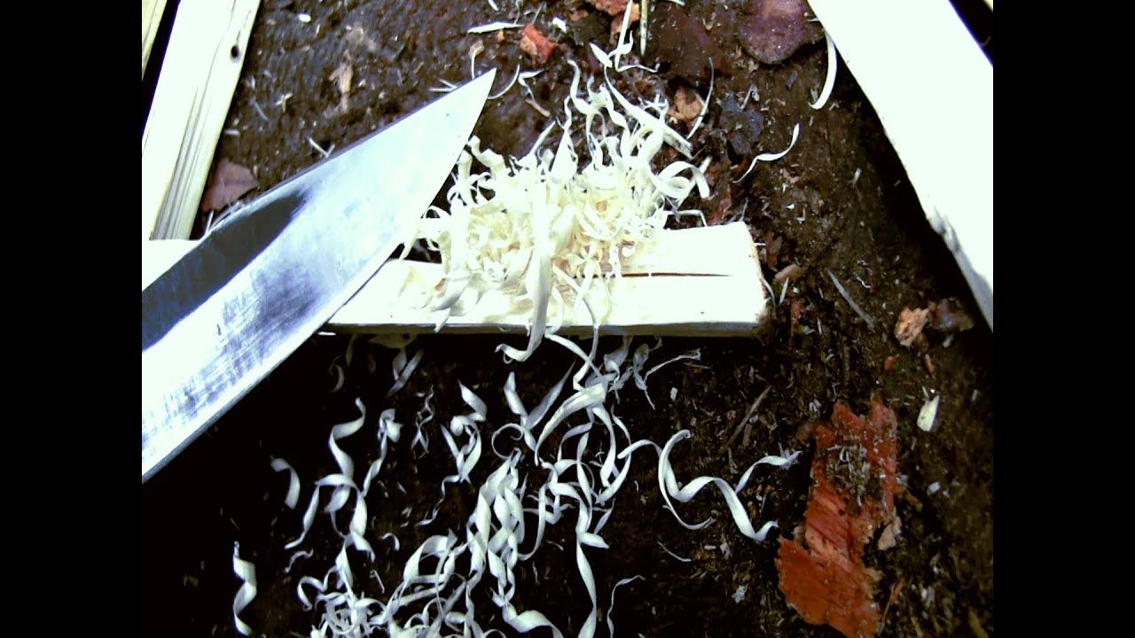 How To Carve Fine Feathersticks Youtube