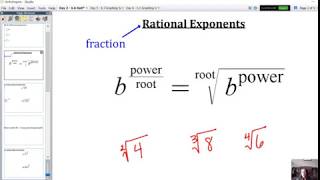 6.6 - Writing Radical Expressions in Rational Notation