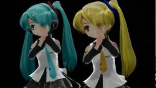 [ MMD ]  Wonderful Powerful Music -Suite Precure- [ Miku, Neru ]