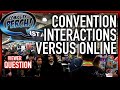 Con interactions versus online interactions
