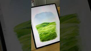 Procreate Watercolor Grass Tutorial #procreatetutorials