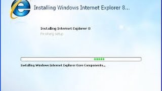 how to uninstall and reinstall internet explorer in windows 7