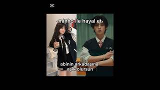 Minho ile hayal et-abinin arkadaşına aşık olursun #skz #keşfet