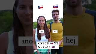 How Czech Sounds Compared to Slovak #shorts