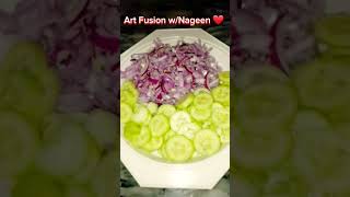 Simple Salad Recipe/Fresh Salad Recipe/Salad Ideas/Cucumber Salad @NageenAsghar