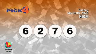 Wisconsin Lottery Midday Draw 03/08/2026