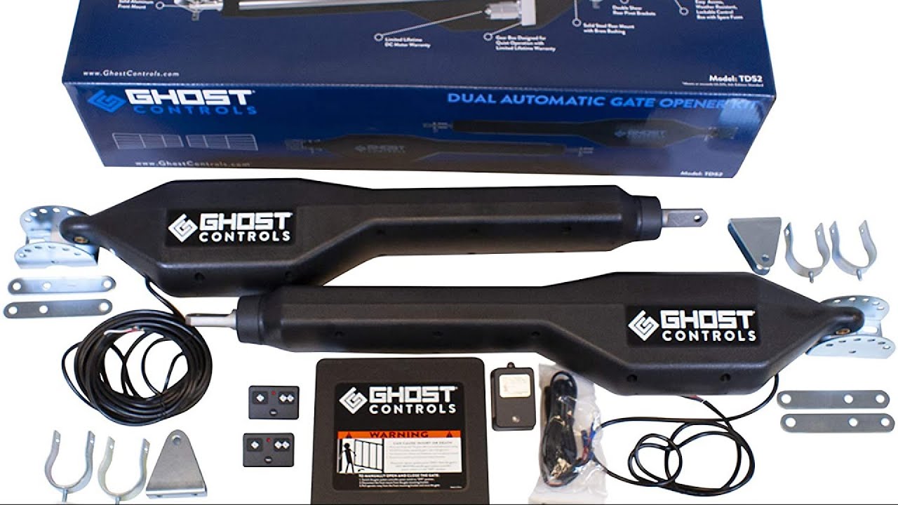 Ghost Controls Automatic Gate Opener Kit Youtube