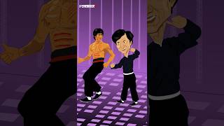 Jackie Chan vs Bruce LeeWho Would Win? #brucelee #jackiechan  #animation #funny #comedy #cartoon