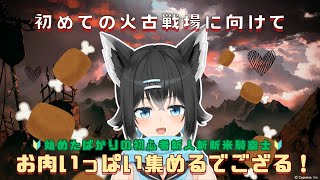 【グラブル初心者／新米騎空士🔰】初めての火古戦場／お肉集めでござる！【始めたばかり🦊／新人Vtuberですっ！よろりっちょ💀】