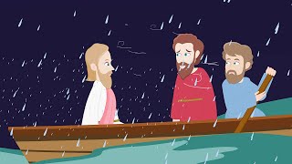 Jesus Calms The Storm || Animated Bible Stories || Calming the Storm || 4K UHD