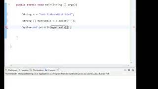 JAVA Programming Tutorial Split String in an Array