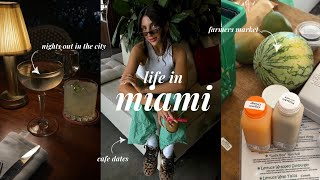 home vlog: coffee shops, farmers market, nights out in miami