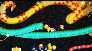 🐍wormate io ! worms zone io❤ !! pro skills gameplay #070  ! Worms 02 #gaming #