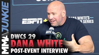 Dana White confirms Jon Jones vacates; Reyes-Blachowicz for belt | DWCS 29 post-event interview