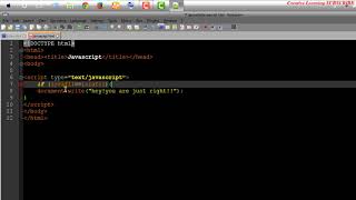 Javascript beginner tutorial part14 - if else statement