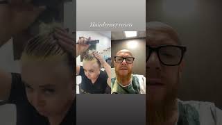 Hairdresser reacts to a DIY Scandinavian Hairline