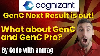 Cognizant Result is Out! | GenC/GenC Pro/GenC Next | Interview date? | Didn't receive any email?