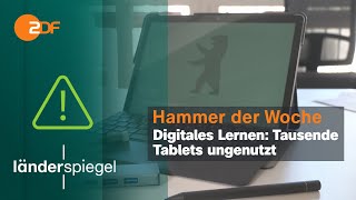 Tausende Tablets ungenutzt | Hammer der Woche vom 04.03.23 | ZDF