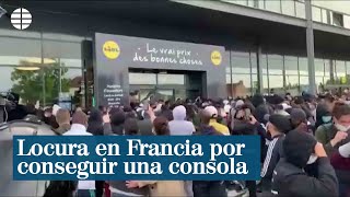 Locura en Francia por conseguir una consola