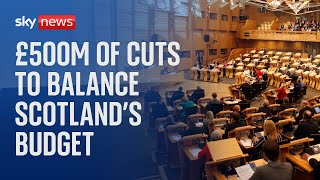 Scottish Finance Secretary confirms spending cuts of up to £500m