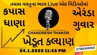 04.01.2025 ગુજરાતમાં #જીરુ ભાવ ક્યાં જશે? #બજારભાવ #જીરુભાવ #jeera #livecommodity