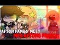 Afton Family meet MRS AFTONS FAMILY | Gacha | FNaF |