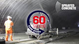 60 second case study - Sprayed Concrete - Liverpool Central Station