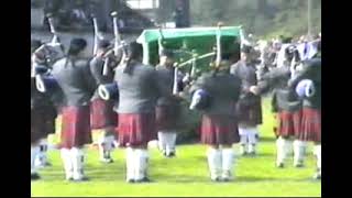 Field Marshal Montgomery pipe band 1991 Cowal games Dunoon