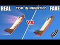 SFS Updated Reentry VS Edited Reentry effect  Comparison In Spaceflight Simulator Game